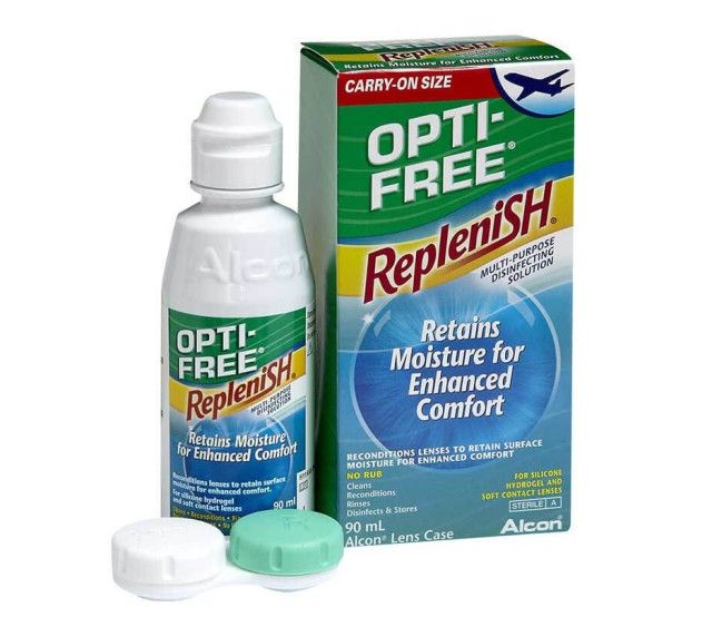 Жидкость Opti-free для очищения линз