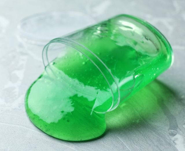 Желейный зеленый слайм